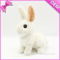 Lifelike Animal Series Favorable Fluffy Skin White Rabbit Plush Toy